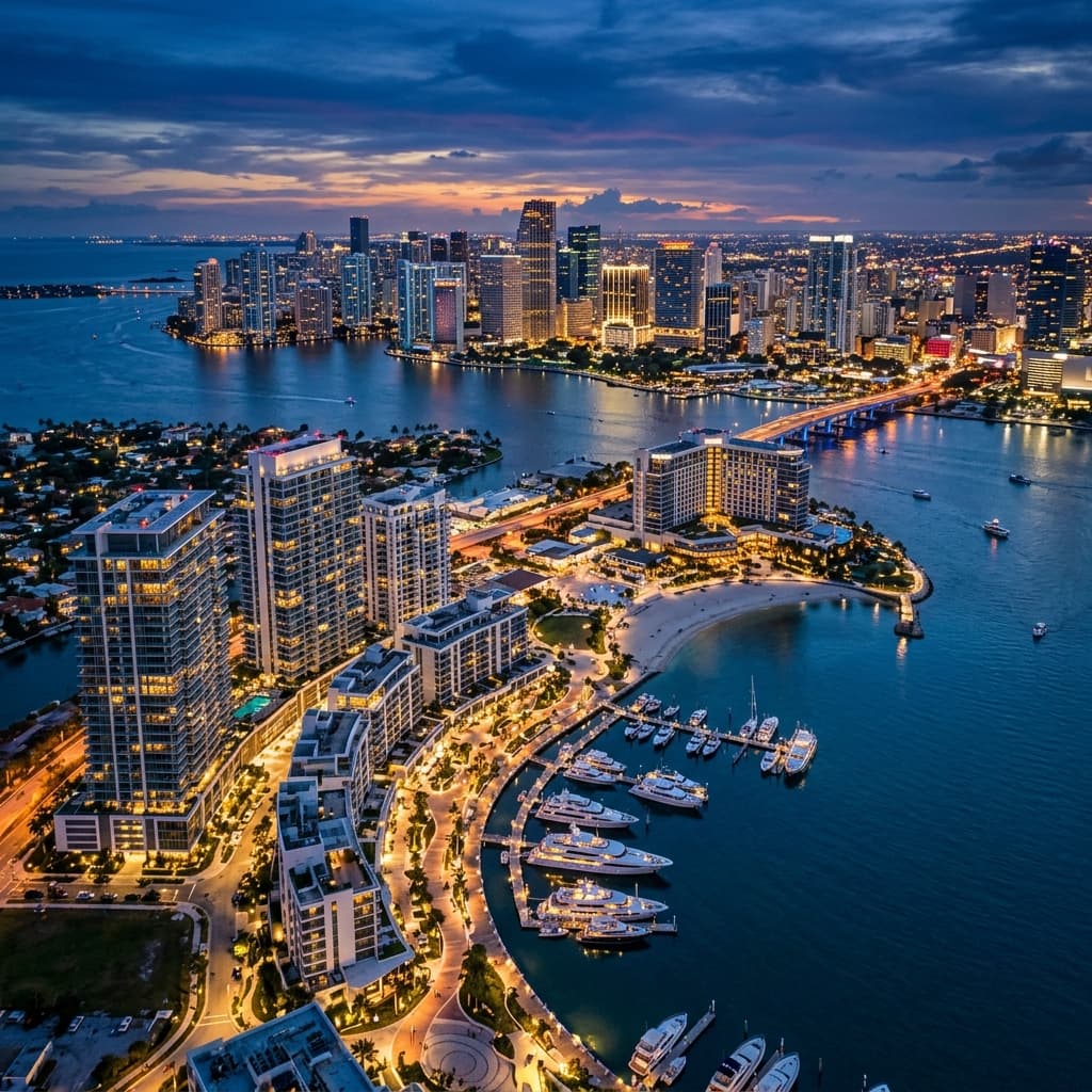 Premium development aerial view